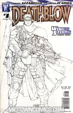 Deathblow Vol 2 #1 Cover C Incentive Stephen Platt Sketch Variant Cover