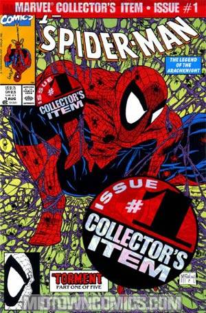 Spider-Man #1 Cover A 1st Ptg Regular Edition With Spidey Face In UPC Box Bagged