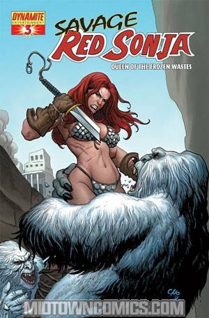 Savage Red Sonja Queen Of The Frozen Wastes #3 Cover A Frank Cho Cover