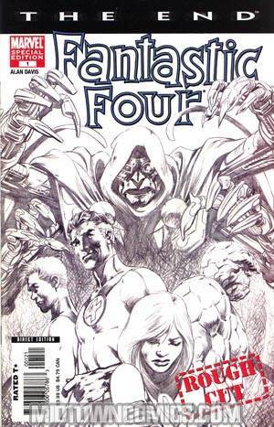 Fantastic Four The End #1 Cover B Rough Cut Edition