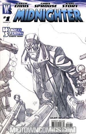 Midnighter #1 Cover C Incentive Chris Sprouse Sketch Cover
