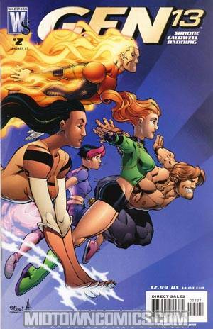 Gen 13 Vol 4 #2 Cover B Incentive Ed McGuiness Variant Cover