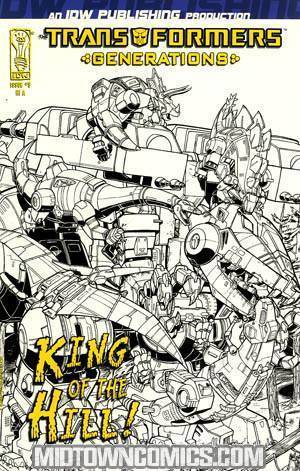 Transformers Generations #9 Incentive Nick Roche Sketch Cover