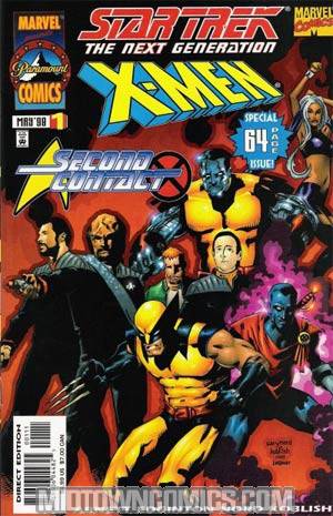 Star Trek The Next Generation X-Men 2nd Contact #1 Regular Cover