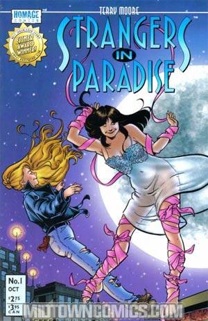 Strangers In Paradise Vol 3 #1 Cover B Regular Terry Moore Full Moon Cover