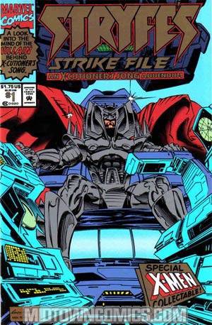 Stryfes Strike File #1 Cover B 2nd Ptg Gold Metallic Ink