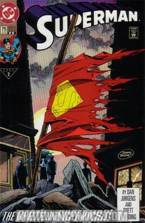 Superman Vol 2 #75 Cover D Direct Sales Edition No UPC 2nd Ptg