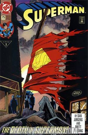 Superman Vol 2 #75 Cover C Direct Sales Edition No UPC 1st Ptg Recommended Back Issues