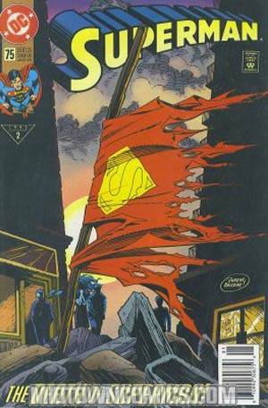 Superman Vol 2 #75 Cover H Newsstand Edition