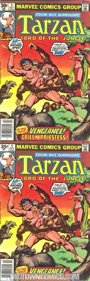 Tarzan Lord Of The Jungle #5 Cover A