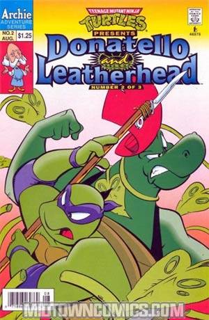 Teenage Mutant Ninja Turtles Presents Donatello And Leatherhead #2