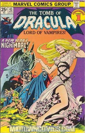 Tomb Of Dracula #43 Regular 25-Cent Cover