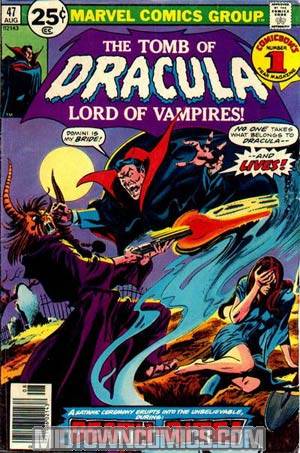 Tomb Of Dracula #47 Regular 25-Cent Cover