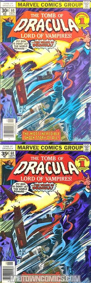 Tomb Of Dracula #60 Regular 30-Cent Cover