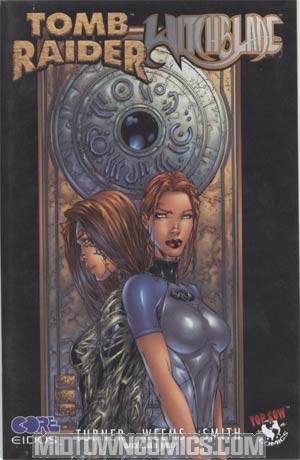 Tomb Raider Witchblade Special #1 Cover B Variant Michael Turner Black Sides Cover