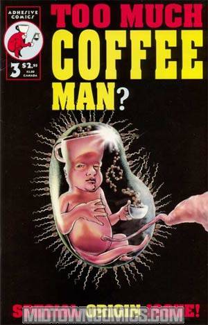 Too Much Coffee Man #3 1st Printing