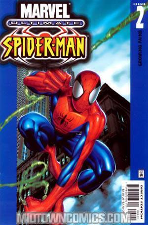 Ultimate Spider-Man #2 Cover A Spider-Man Swinging Cover