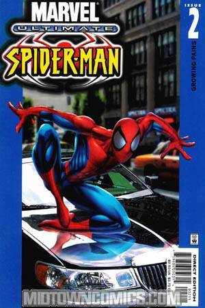 Ultimate Spider-Man #2 Cover B Spider-Man On Car Variant Cover