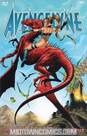 Avengelyne Dragon Realm #2 Martin Cover