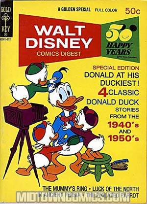 Walt Disney Comics Digest #44 (Gold Key emblem)
