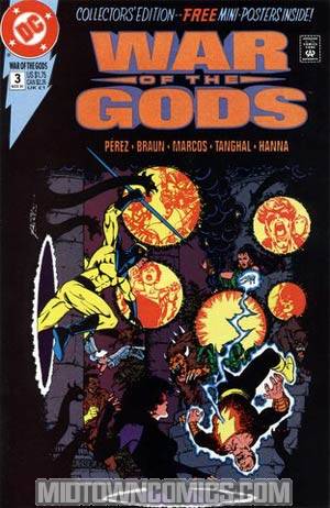 War Of The Gods #3 Cover A Direct Sales Edition With Poster