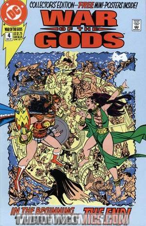 War Of The Gods #4 Cover A Direct Sales Edition With Poster