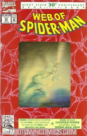 Web Of Spider-Man #90 Cover C 2nd Ptg Gold Hologram Cover