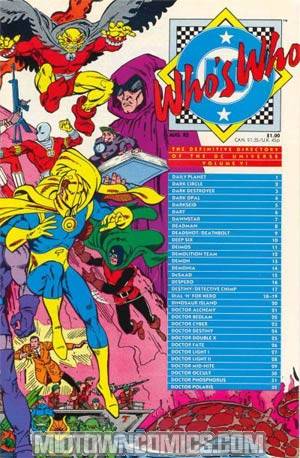 Whos Who The Definitive Directory Of The Dc Universe #6