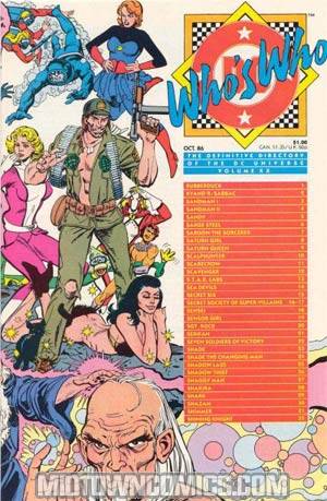 Whos Who The Definitive Directory Of The Dc Universe #20