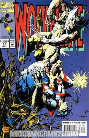 Wolverine Vol 2 #81 Cover B Without Cards