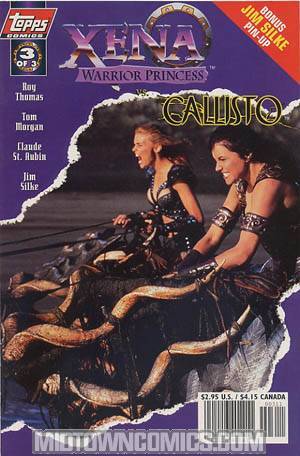 Xena Warrior Princess vs Callisto #3 Photo Cvr w/ Pin-up