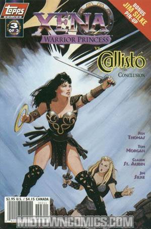 Xena Warrior Princess vs Callisto #3 Art Cvr w/ Pin-up