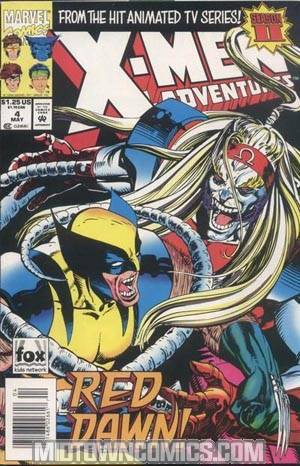 X-Men Adventures II #4 Cover A With Cards