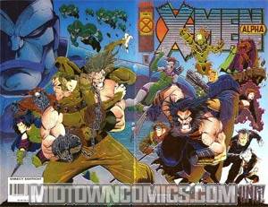 X-Men Alpha Cover B Gold Foil Logo Cover