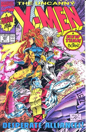 Uncanny X-Men #281 Cover B 2nd Ptg