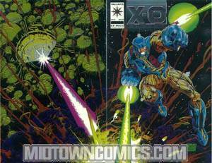 X-O Manowar #0 Cover A Wraparound Embossed Chromium Cover