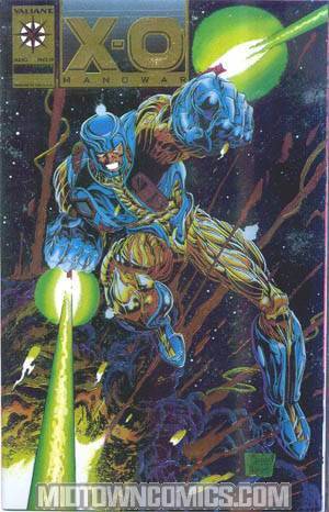 X-O Manowar #0 Cover B Gold Variant Cover