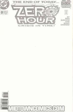 Zero Hour Crisis In Time #0 Cover A