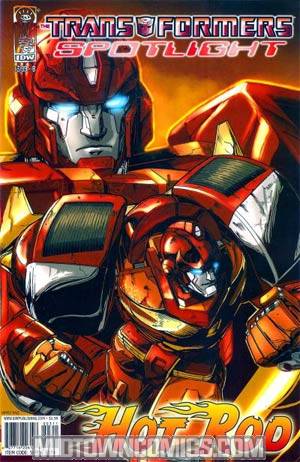 Transformers Spotlight Hot Rod Regular James Raiz Cover