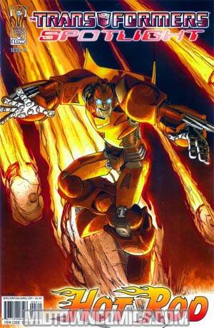 Transformers Spotlight Hot Rod Regular Nick Roche Cover