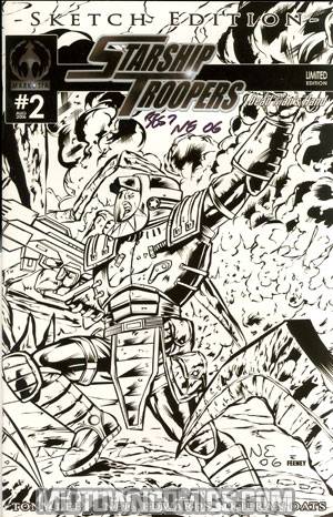 Starship Troopers Dead Mans Hand #2 Signed Ed