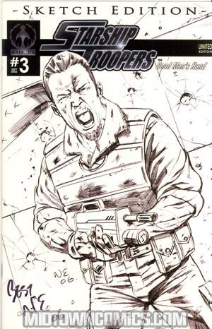 Starship Troopers Dead Mans Hand #3 Signed Ed