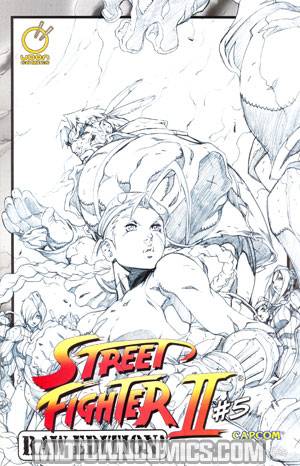 Street Fighter II (UDON) #5 Cvr C Incentive Special Black & White Raw Edition