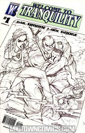 Welcome To Tranquility #1 Cover C Incentive Campbell Sketch Variant Cover