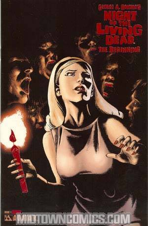 Night Of The Living Dead Beginning #1 Blood Red Con Foil Cvr