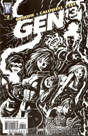 Gen 13 Vol 4 #3 Cover B Incentive Warren Variant Cover