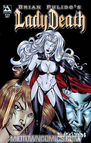 Brian Pulidos Lady Death Blacklands #2 Gold Foil Cvr