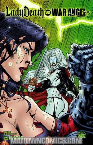 Brian Pulidos Lady Death vs War Angel #1 Bring It On Cvr