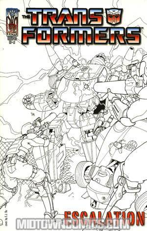 Transformers Escalation #2 Cover D Incentive EJ Su Sketch Cover