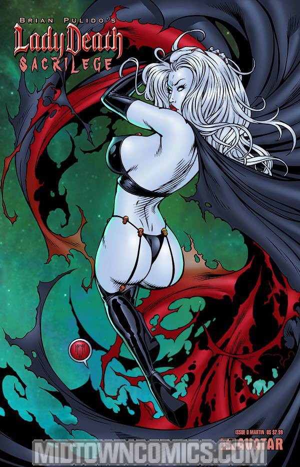 Brian Pulidos Lady Death Sacrilege #0 Martin Cvr